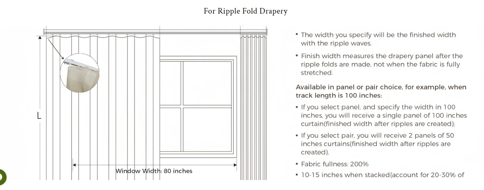 Pleat style 4