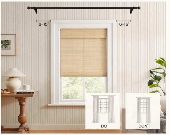 Curtain vertical seam example 1
